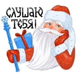 Дед Мороз и Снегурочка sticker 2