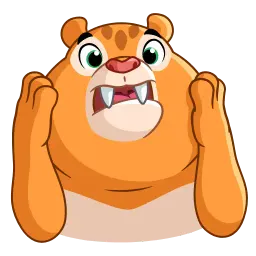 Саблезубый тигр sticker 3