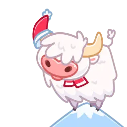 Санта Муу sticker 5