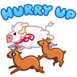 Санта Муу sticker 6
