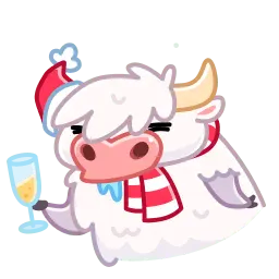 Санта Муу sticker 8