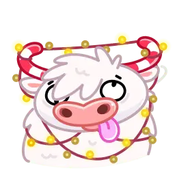 Санта Муу sticker 10