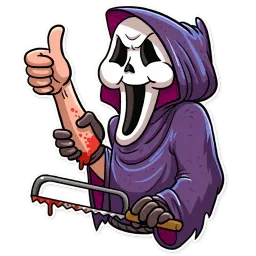 Scream sticker 3