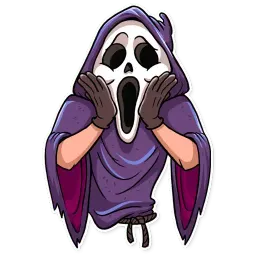 Scream sticker 4