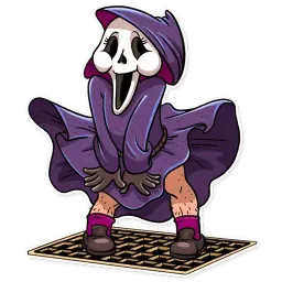 Scream sticker 9