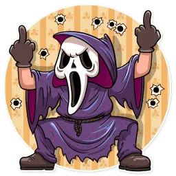 Scream sticker 10