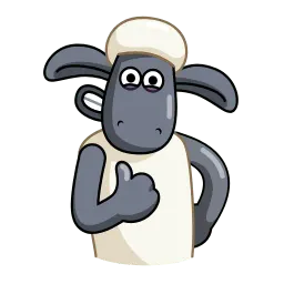 Shaun the Sheep sticker 3