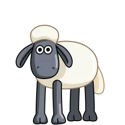 Shaun the Sheep sticker 4