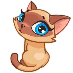 Siamese Kitty sticker 11