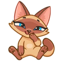 Siamese Kitty sticker 6