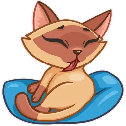 Siamese Kitty sticker 7