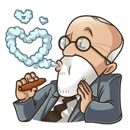 Sigmund Freud sticker 2