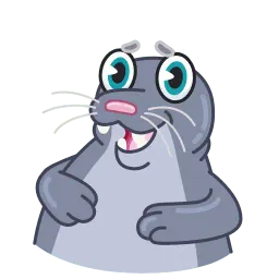 Глупый тюлень Telegram sticker pack