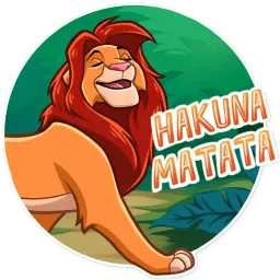 Симба sticker 5