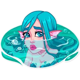 Русалочка sticker 11
