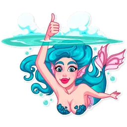 Русалочка sticker 3