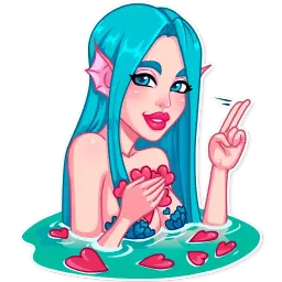 Русалочка sticker 5