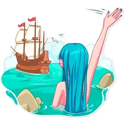 Русалочка sticker 10
