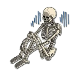 Skeleton Bob / By OsmerOmar sticker 2