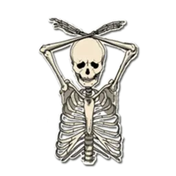 Skeleton Bob / By OsmerOmar sticker 4