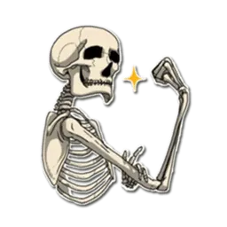 Skeleton Bob / By OsmerOmar sticker 6