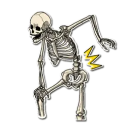 Skeleton Bob / By OsmerOmar sticker 7