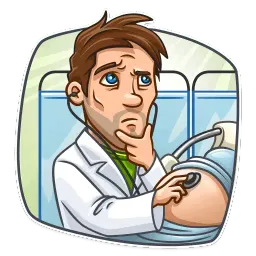 Skeptical Doc sticker 11