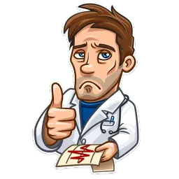 Skeptical Doc sticker 3