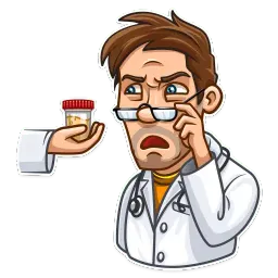 Skeptical Doc sticker 4