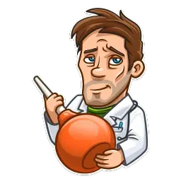 Skeptical Doc sticker 7