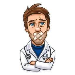 Skeptical Doc sticker 8