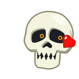 Череп sticker 2
