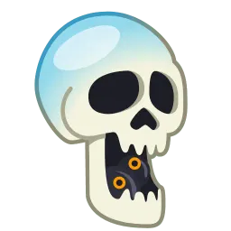 Череп sticker 4