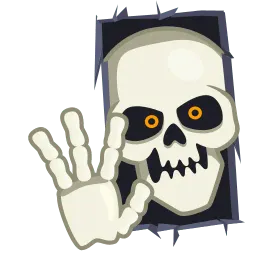 Череп sticker 5