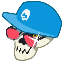 Череп sticker 6
