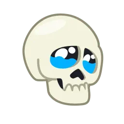 Череп sticker 8