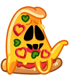 Кусочек пиццы sticker 2