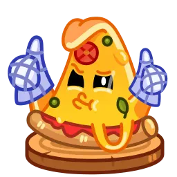 Кусочек пиццы sticker 3