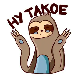 Ленивец sticker 2