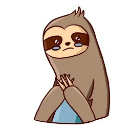 Ленивец sticker 4