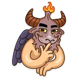 Sly Baphomet Telegram sticker pack