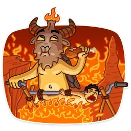 Sly Baphomet sticker 12
