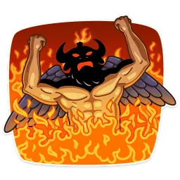 Sly Baphomet sticker 4