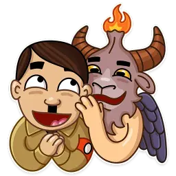Sly Baphomet sticker 5