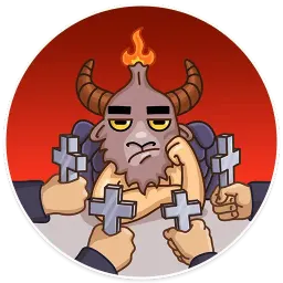 Sly Baphomet sticker 8