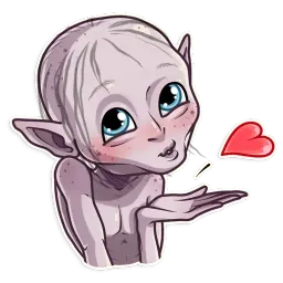 Gollum sticker 2