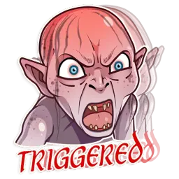 Gollum sticker 11