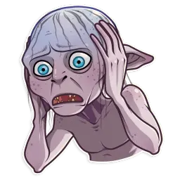 Gollum sticker 3