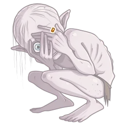 Gollum sticker 5