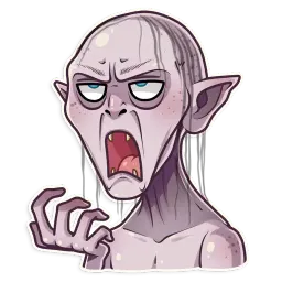 Gollum sticker 9